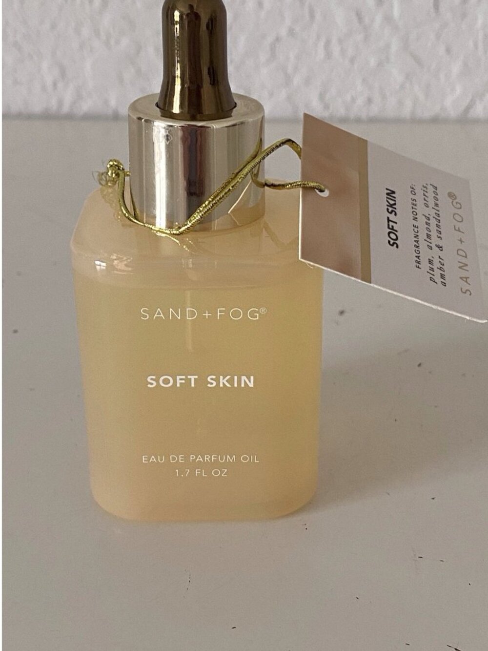 Sand + Fog Eau De Parfum Oil 1.7 fl oz SOFT SKIN Plum Almond Orris Amber